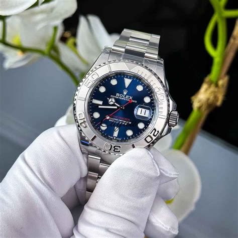 rolex yacht master grey blue|rolex yacht master 40 prices.